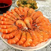 steamed shrimps