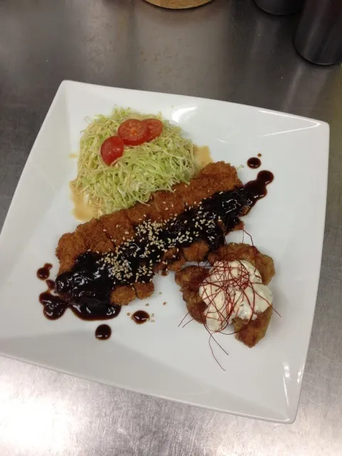 チキン味噌カツとチキン南蛮|しんさん