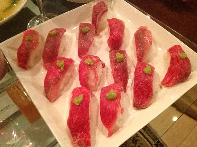 Matsuzaka beef sushi|Johnnyさん