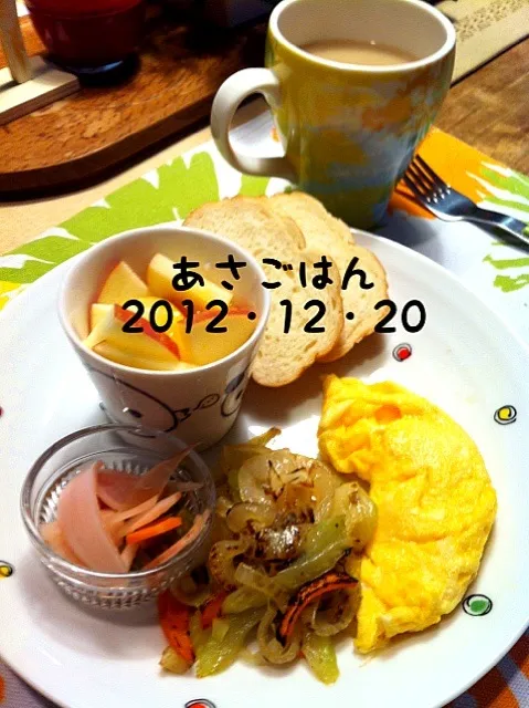 Snapdishの料理写真:あさごはん2012・12・20|ローゼルさん