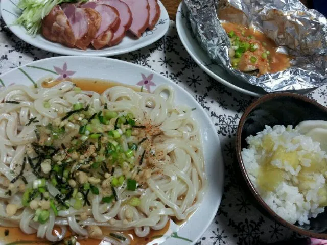 讃岐うどん、いもご飯|シェリリンさん