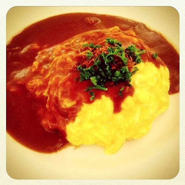 Snapdishの料理写真:Stew Omelet Rise|Lim.Habinさん