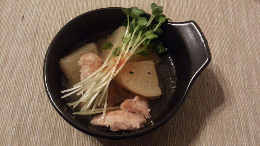 大根と鶏肉の煮物