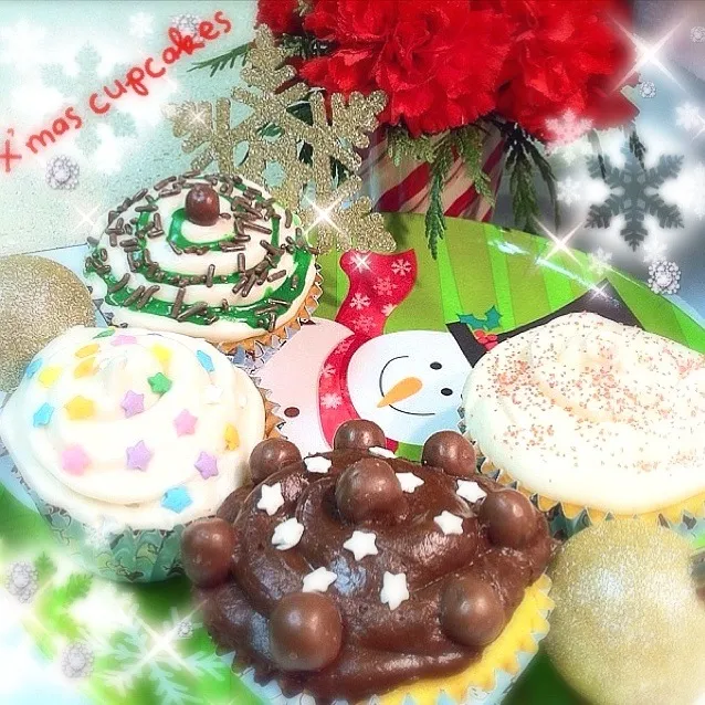 🎄X'mas cupcakes🎄|Lily Schmidtさん