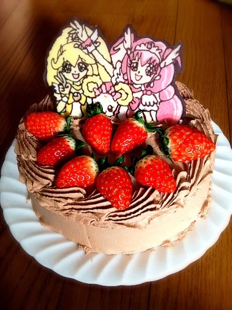 4歳誕生日ケーキ|ゆなひなさん