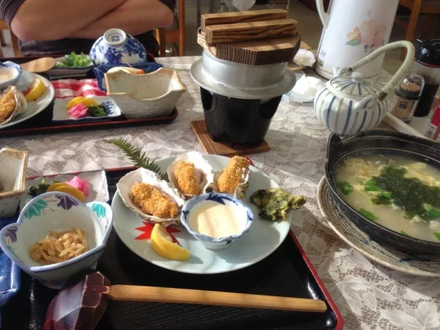 Snapdishの料理写真:的矢かきフルコース|ゆゆさん