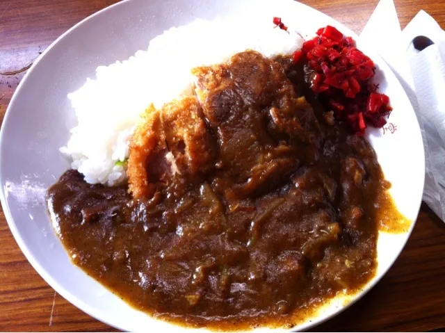 村上市寝屋「朝日食堂」カツカレー|tairaさん