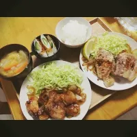 Snapdishの料理写真:昨日のよる。ぱぱごはん♪|aomikoさん