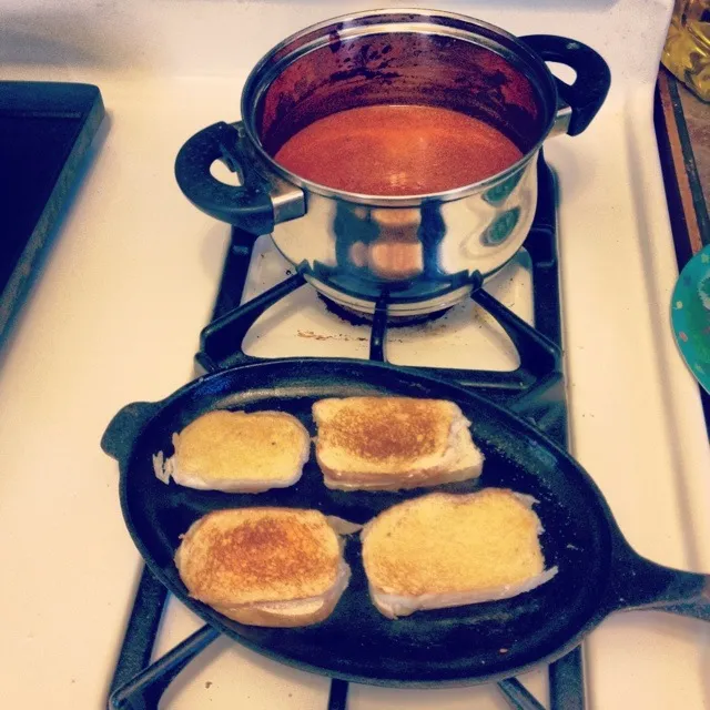 Grilled cheese and tomato bisque|nickさん