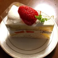 Snapdishの料理写真:ショートケーキ♡|しのぶさん