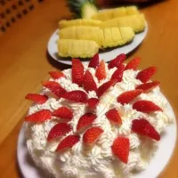 ケーキ|おじさんです。主に妻の作る料理を。今は単身赴任中なのでまずそうな料理も投稿？さん