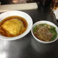 天津炒飯、ミニ台湾ラーメン|加賀瑶市さん