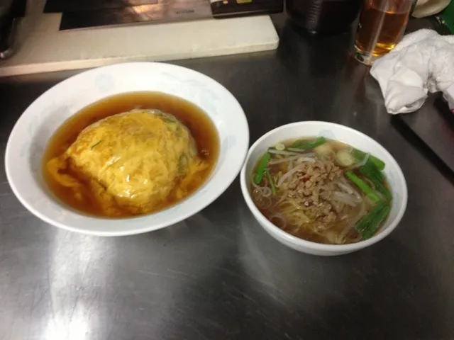 天津炒飯、ミニ台湾ラーメン|加賀瑶市さん