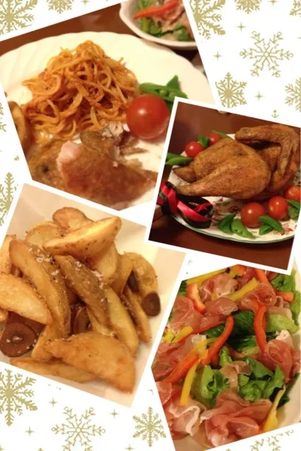 Snapdishの料理写真:X’mas dinner for my familiy☆|yuさん