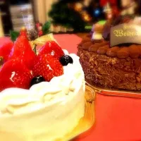 Snapdishの料理写真:peckとdemelのクリスマスケーキ|ぶーさんさん