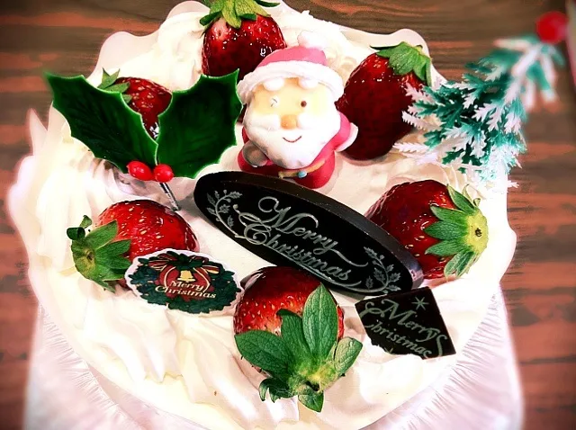 Snapdishの料理写真:クリスマスケーキ♡|あんこさん