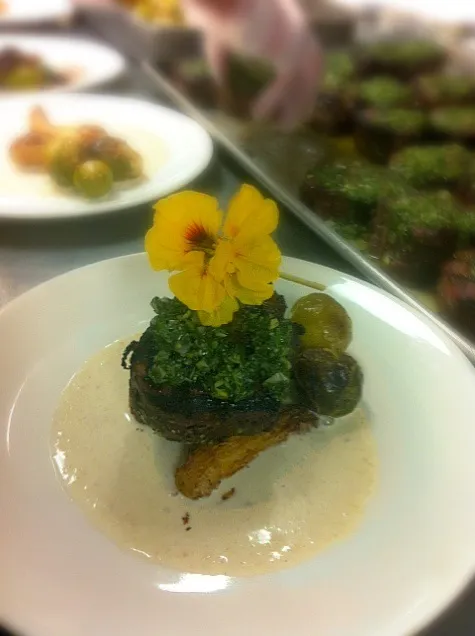 Wedding fillet. With Brussel sprouts.|aaron martinさん