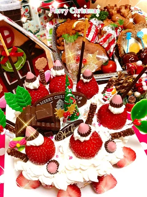 Snapdishの料理写真:クリスマスパーティー🎄✨|Miharuさん