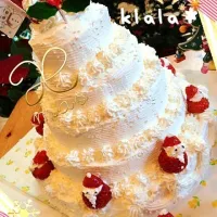 Xmas5段だんだんケーキ☆