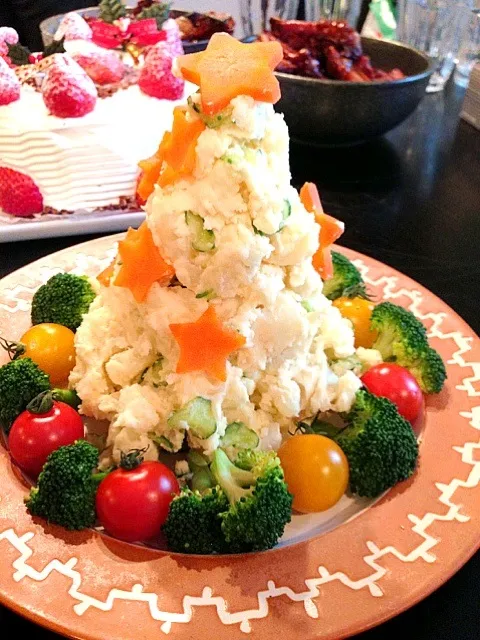 Potato salad tree🎄ポテトサラダツリー by mom,hubby&kids|🌈Ami🍻さん