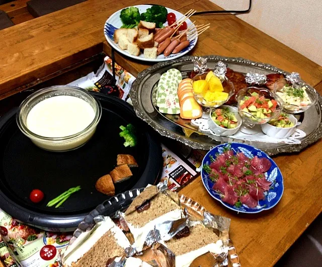 Snapdishの料理写真:クリスマスの家族パーティ|釣り大好き♪さん