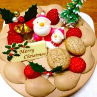 Snapdishの料理写真:クリスマスケーキ|にょりさん