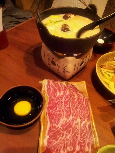 Sukiyak w/ miso soup base|genさん