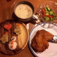 Snapdishの料理写真:クリスマスディナー。|wingさん