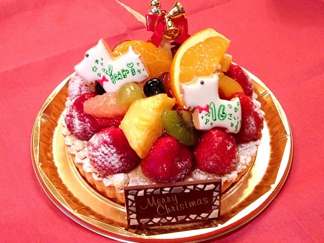 誕生日ANDクリスマスケーキ|まりんごさん