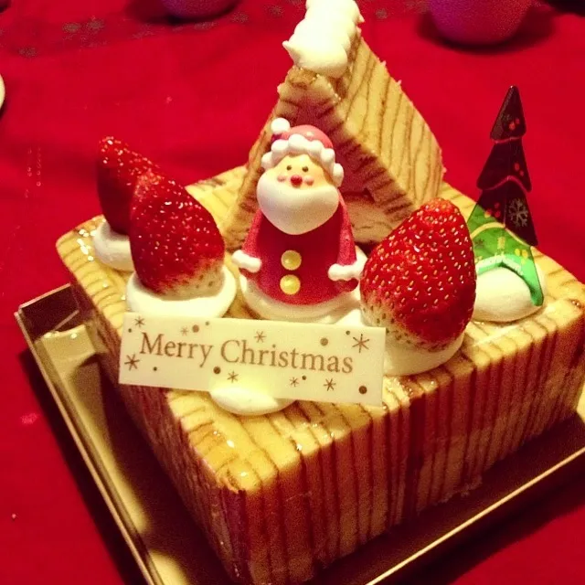 .｡.:*Marry Christmas☆*:.｡.         バームクーヘンのクリスマスケーキ♡|mayumi＊さん