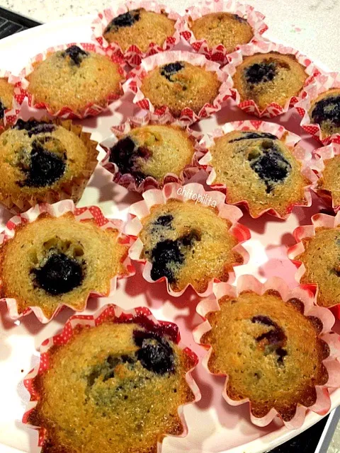 Blueberry muffins|chitopilitaさん