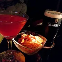 Snapdishの料理写真:Strawberry Martini🍓 ,Beer🍺