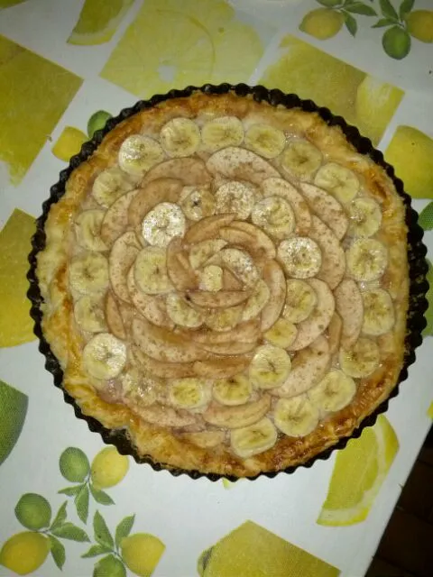 tarta hojaldre con frutas|fasserさん