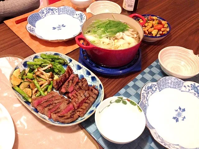 Xmas dinner steak & yu-dofu|Junya Tanakaさん