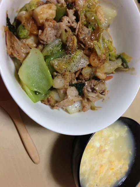 中華丼|ほっぺさんさん