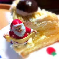 実家でクリスマスケーキ|もりえりさん