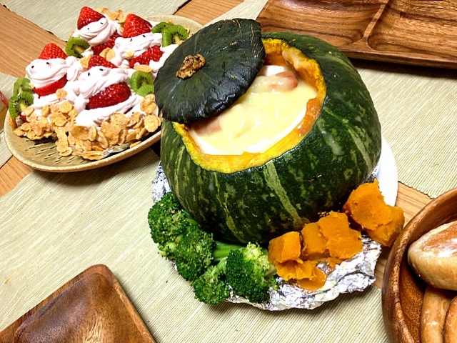 かぼちゃのクリームシチュー クリスマスディナー Satomi Snapdish スナップディッシュ Id Asys4a