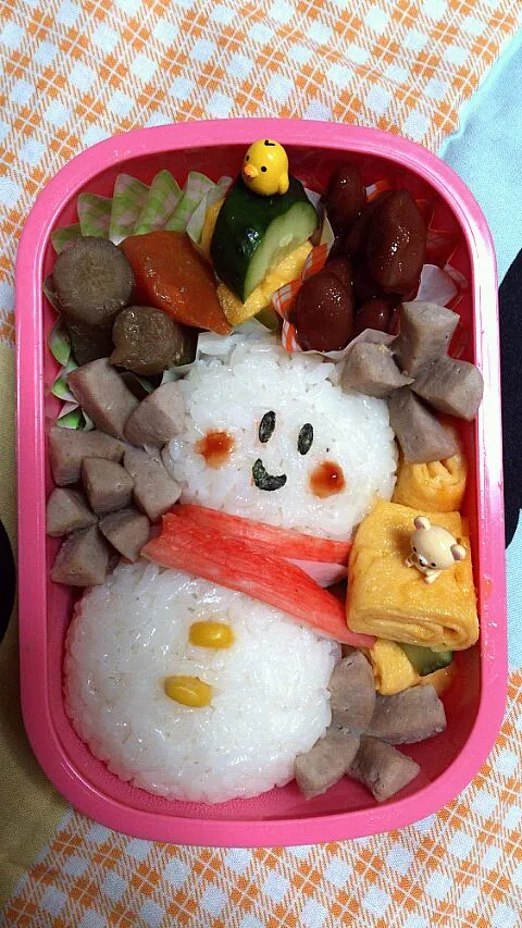 雪だるま弁当|たなさん