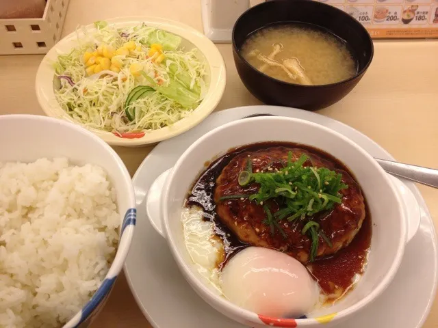 鶏つくねハンバーグ定食|かだらにたさん