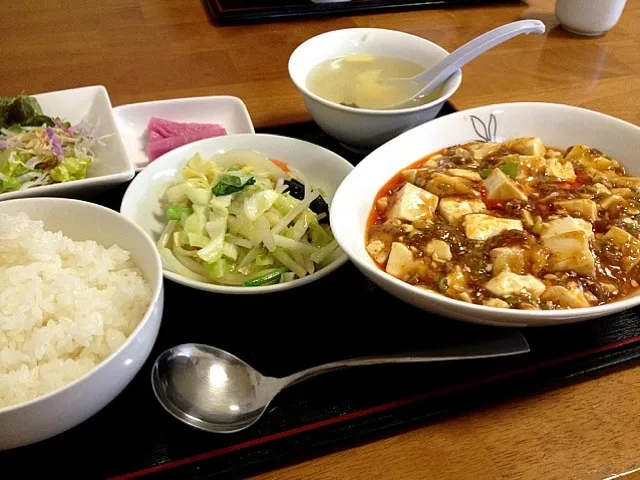 四川麻婆豆腐定食|izumizakiさん