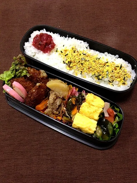 Snapdishの料理写真:旦那さんのお弁当♪|リエ吉さん