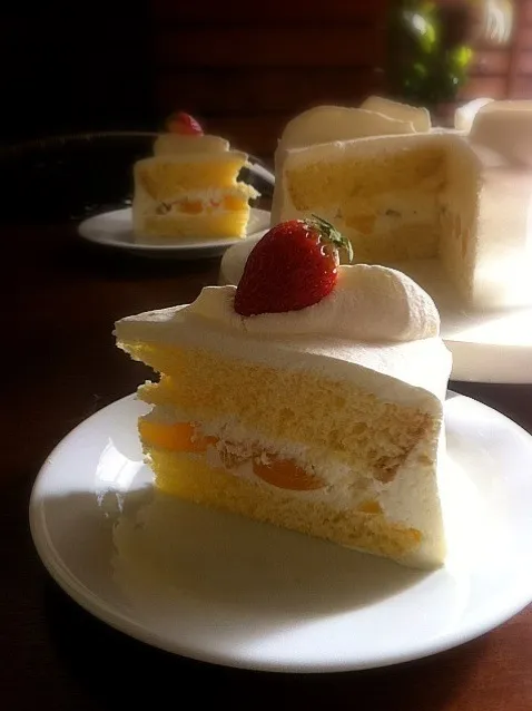 残りものでケーキを作りました|まみぃさん