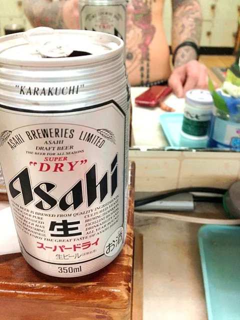 サウナあがりに缶ビールNOW(๑´▿｀๑)♫•*¨*•.¸¸♪✧|伍龍やすさん