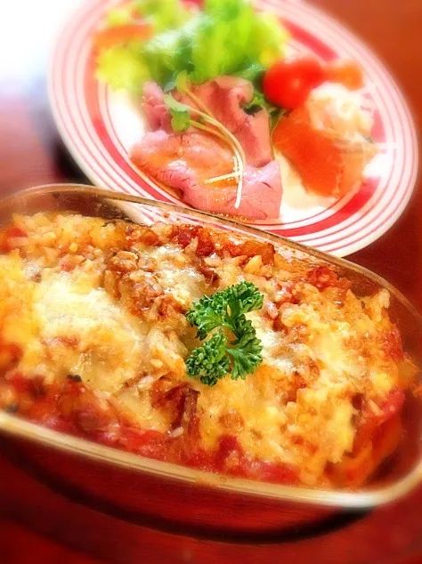 Remake Seafood Doria &salad✨シーフードドリア&サラダ|🌈Ami🍻さん