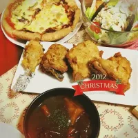 Snapdishの料理写真:クリスマスディナー|aomikoさん