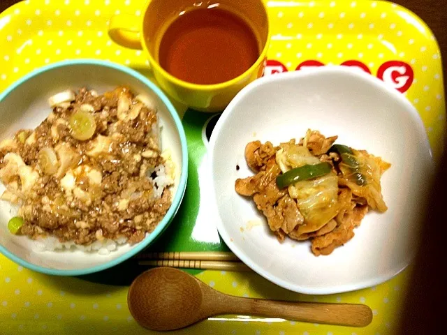 麻婆飯&回鍋肉|パンダ母さん🐼さん