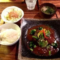 Snapdishの料理写真:讃岐ハンバーグ|りこさん