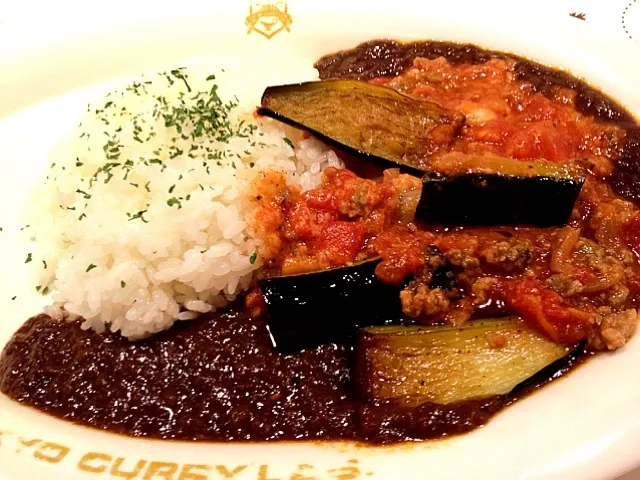 茄子とトマトとひき肉のカレー。|スパイシー丸山さん