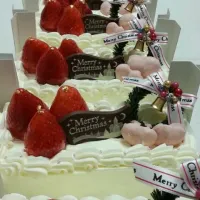 Snapdishの料理写真:クリスマスケーキ|E-twoさん