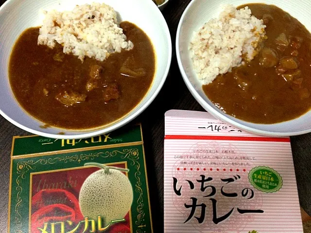 メロンカレーとイチゴカレー|ykiiiiiさん